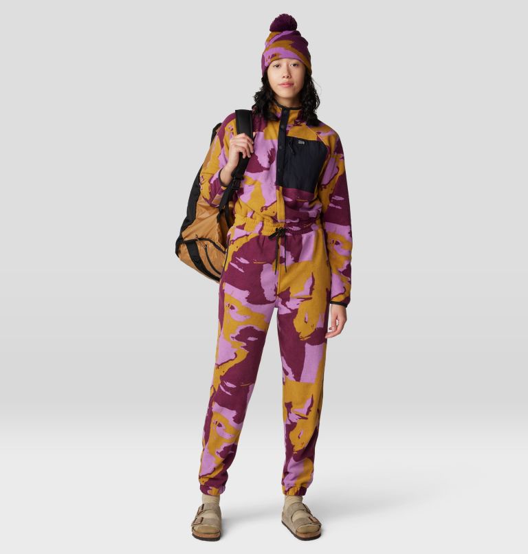Microchill One-Piece, Color: Lilac Glow Snowdrifts Print, image 6