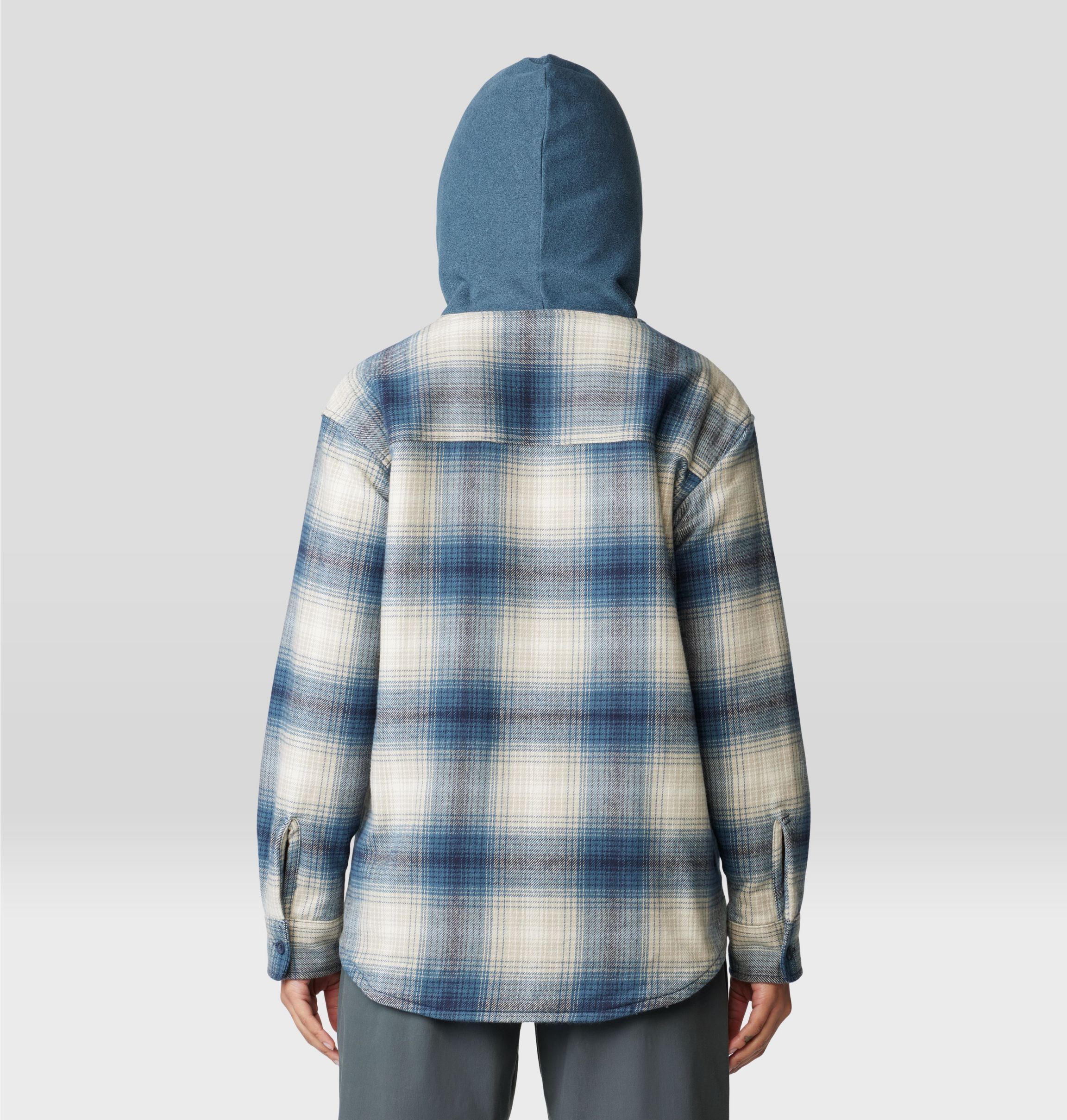 売れ筋商品|||マウンテンハードウェア カットソー トップス レディース Plusher Microchill Lined Shacket - Women's White Sage Ombre Buffalo Check Women's Plusher™ Microchill Lined Shirt | Mountain Hardwear