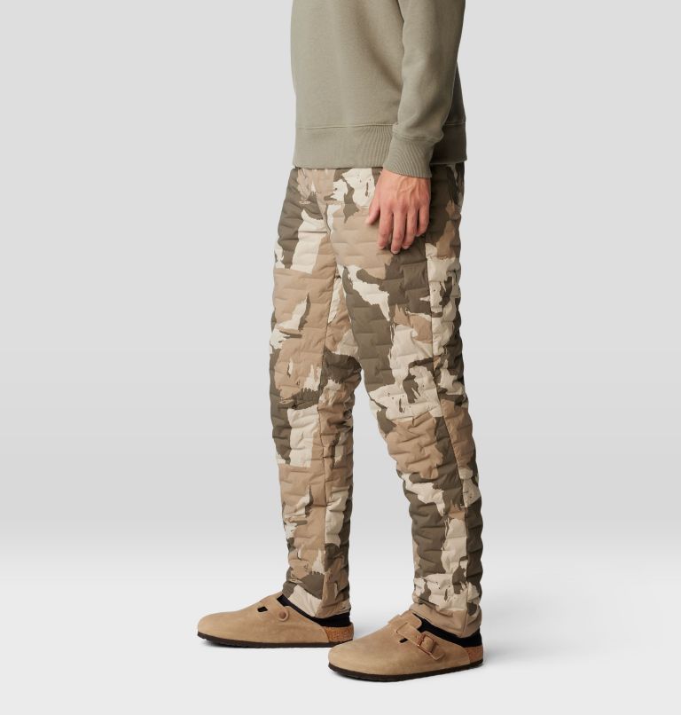 Men's Stretchdown Light Pant, Color: Badlands Snowdrifts Print, image 4