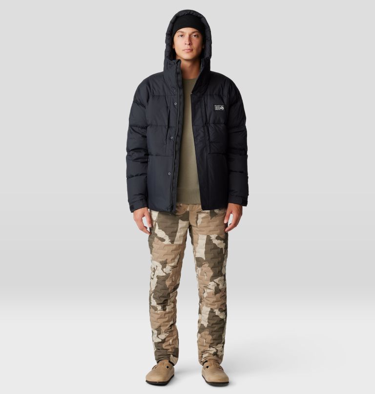 Men's Stretchdown Light Pant, Color: Badlands Snowdrifts Print, image 3