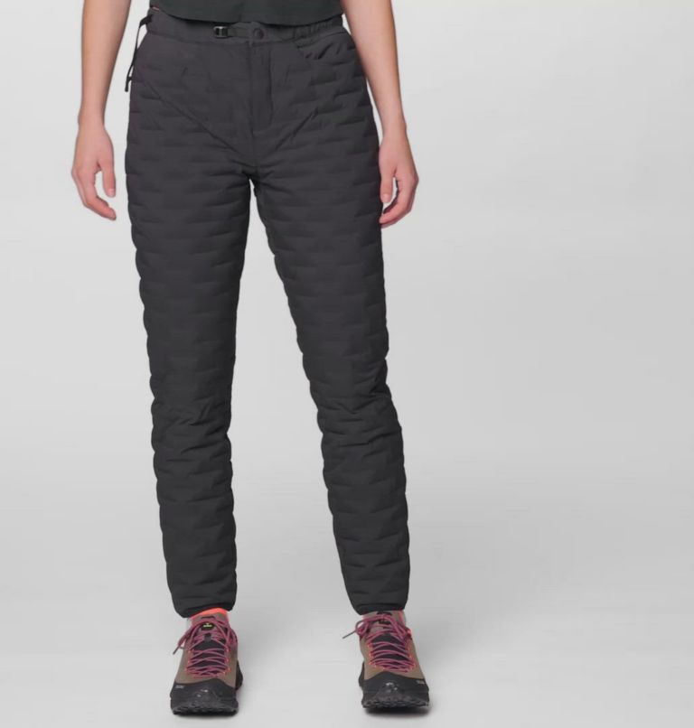 Women's Stretchdown Light Pant, Color: Black