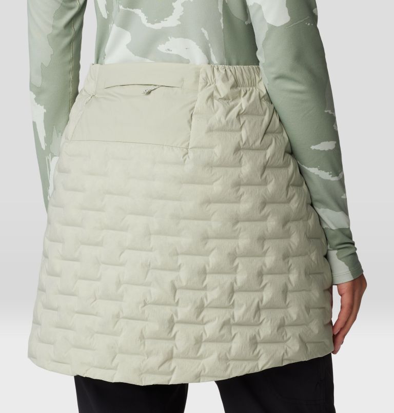 Women's StretchDown Skirt, Color: White Sage, image 6