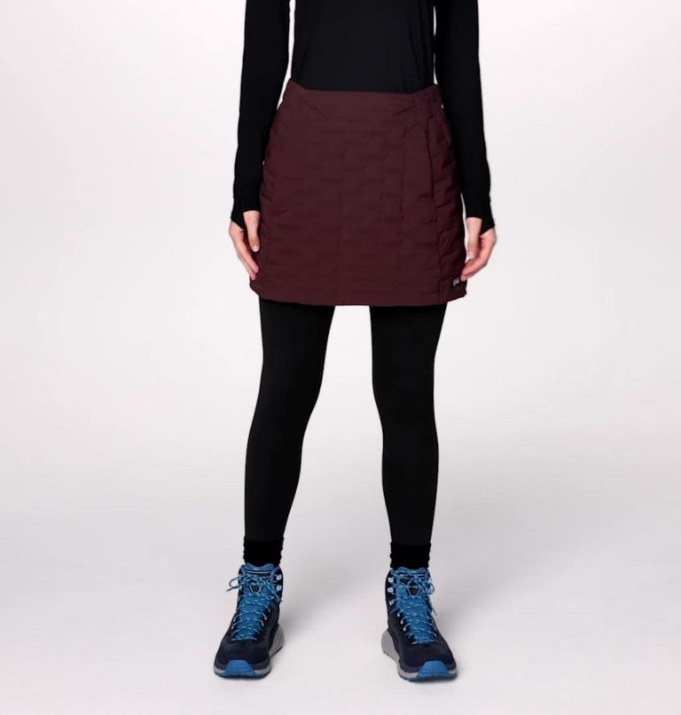 Women's StretchDown Skirt, Color: Blackberry