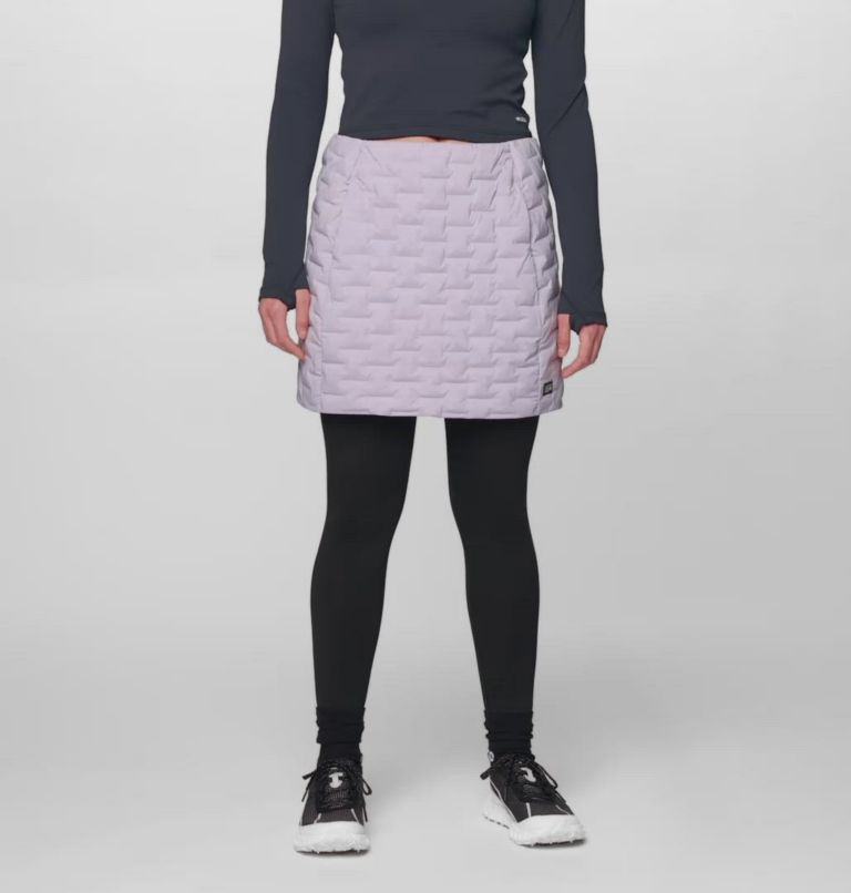 Women's StretchDown Skirt, Color: Atmospheric