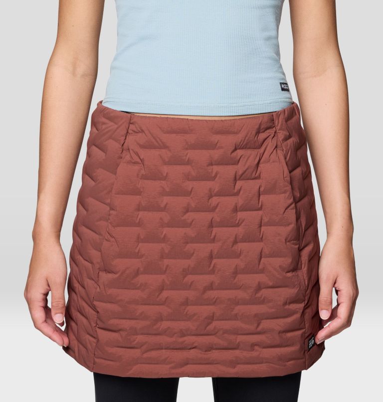 Women's StretchDown Skirt, Color: Bourbon Brown, image 5