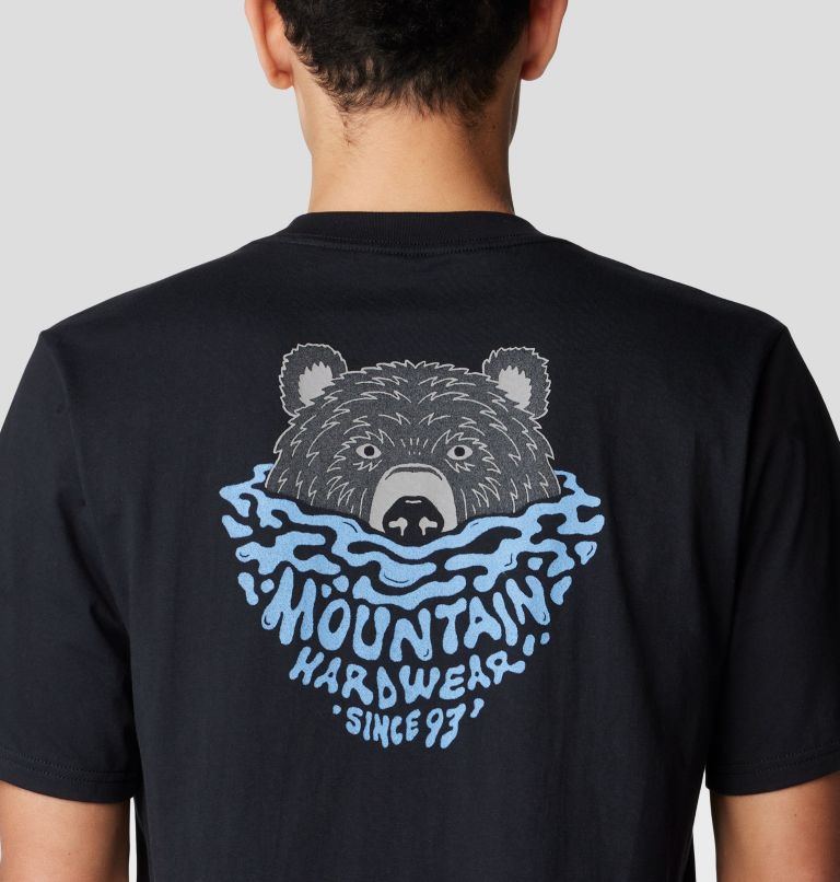 Men's Bear Short Sleeve, Color: Black, image 5