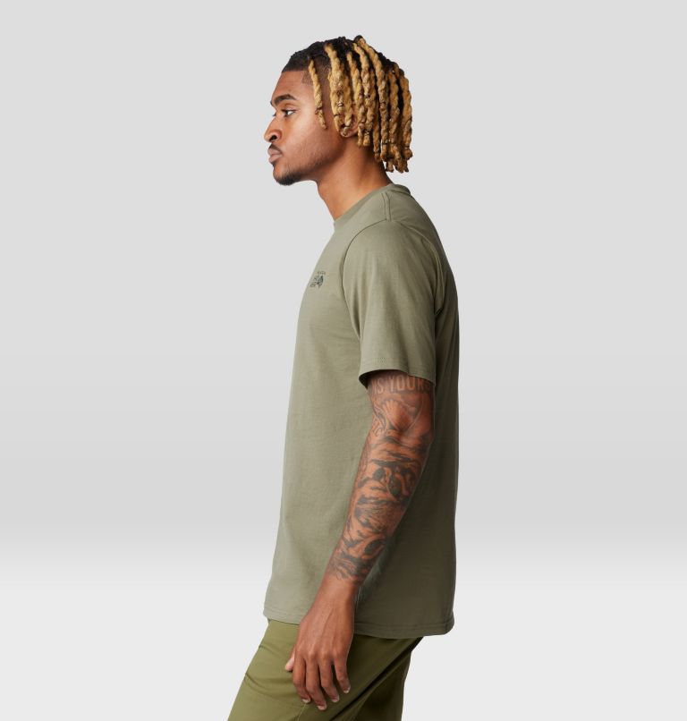 Men's Bear Short Sleeve, Color: Stone Green, image 3