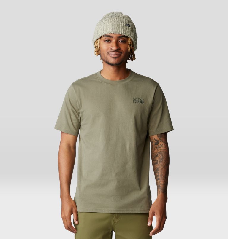 Men's Bear Short Sleeve, Color: Stone Green, image 6