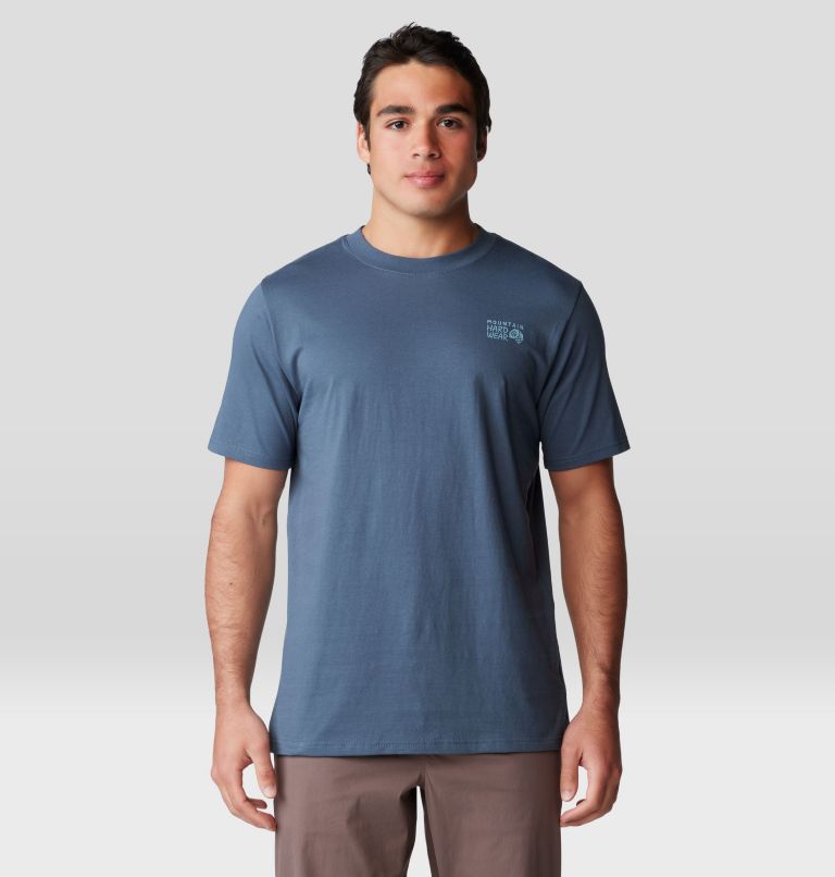 Men's Bear Short Sleeve, Color: Moon Blue, image 6