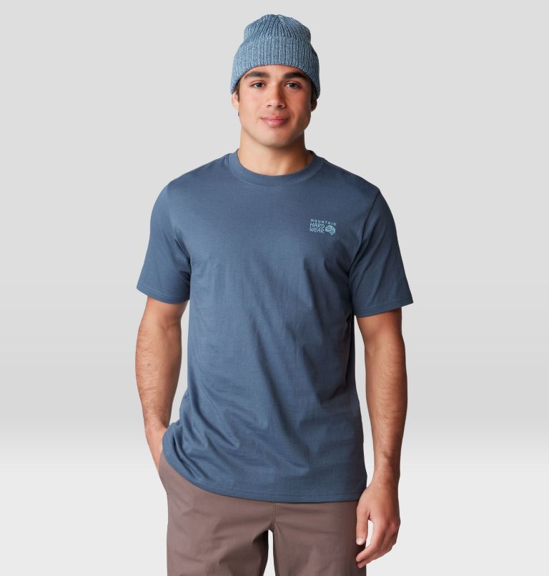 Men's Bear Short Sleeve, Color: Moon Blue, image 7