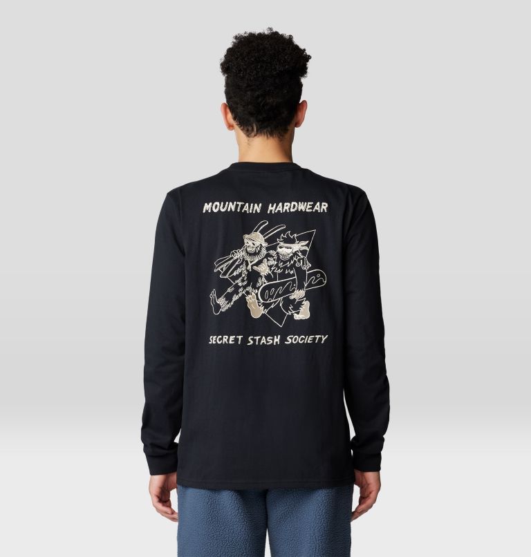 Men's Secret Stash Long Sleeve, Color: Black, image 2
