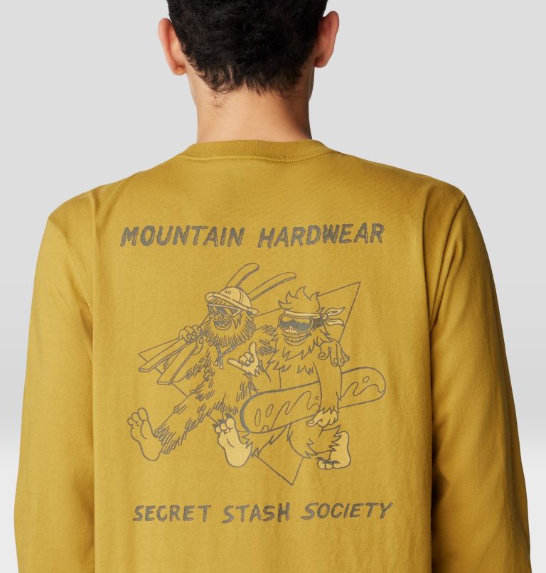 Men's Secret Stash Long Sleeve, Color: Dark Bolt, image 5