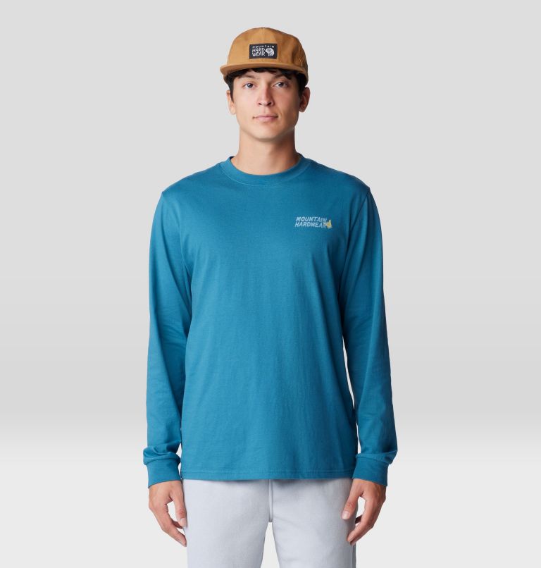 Men's Secret Stash Long Sleeve, Color: Baltic Blue, image 6