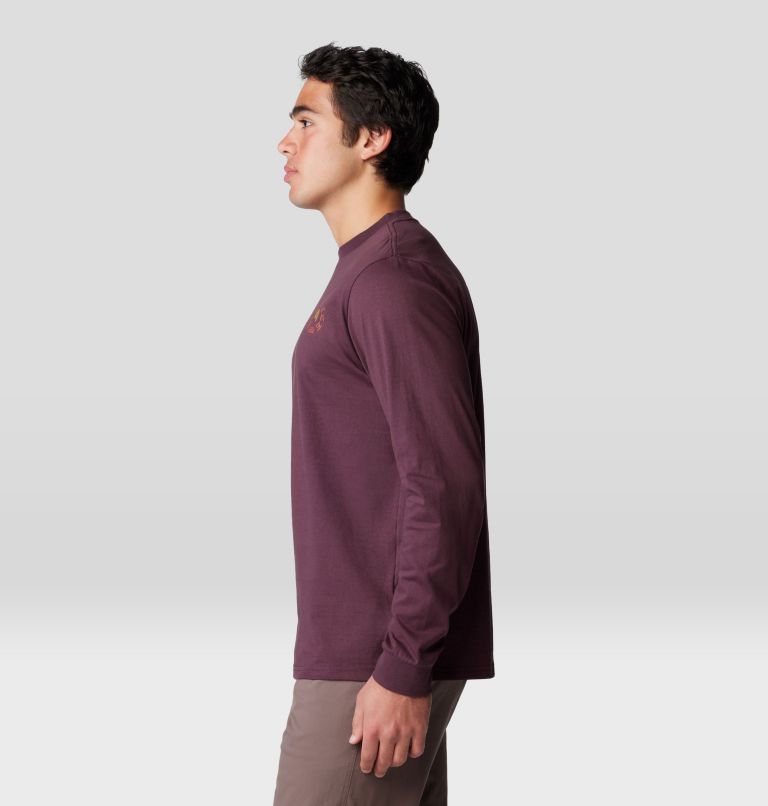 Men's Visualize Long Sleeve, Color: Blackberry, image 3