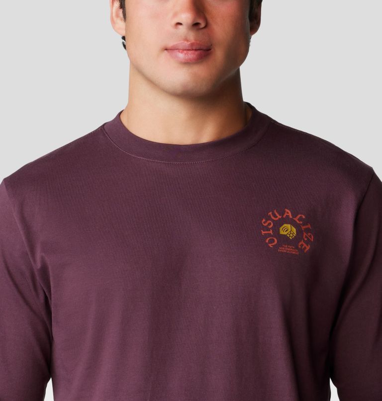 Men's Visualize Long Sleeve, Color: Blackberry, image 4
