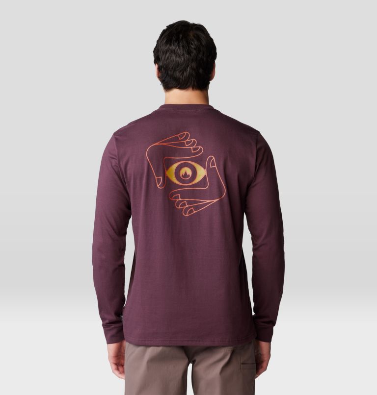Men's Visualize Long Sleeve, Color: Blackberry, image 2