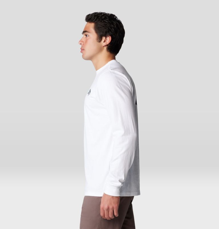 Men's Hardwear Long Sleeve, Color: White, image 3