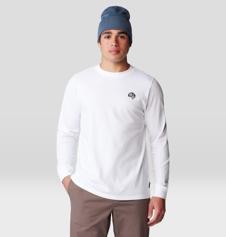 Men's Hardwear Long Sleeve, Color: White, image 6