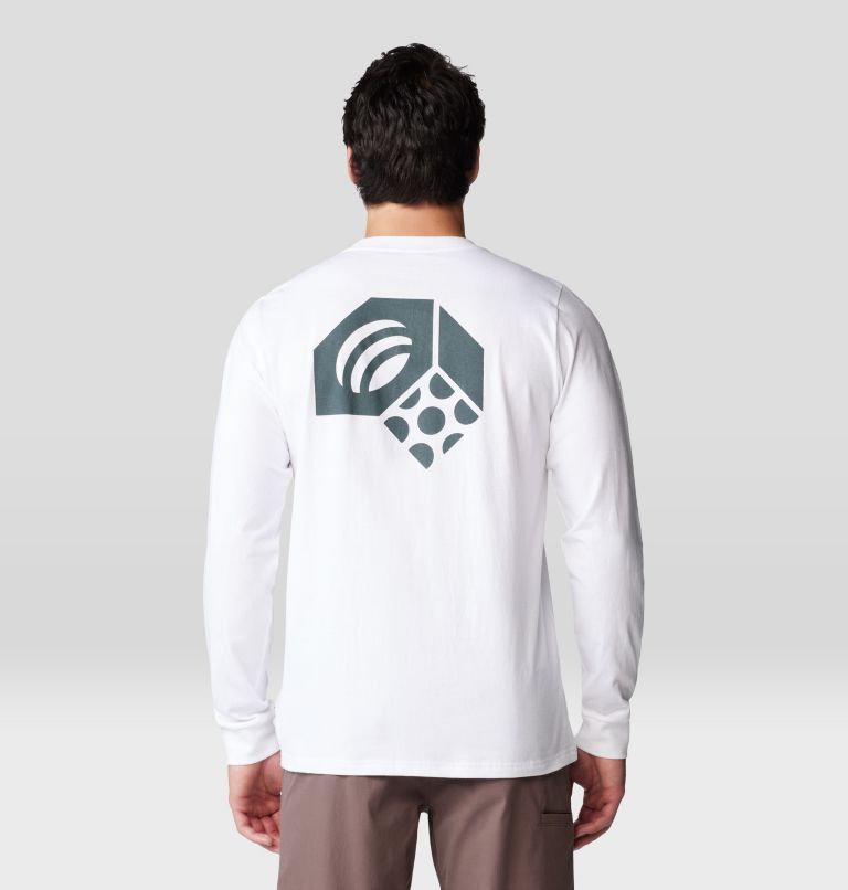 Men's Hardwear Long Sleeve, Color: White, image 2