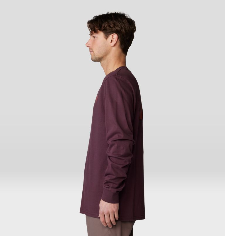 Men's Hardwear Long Sleeve, Color: Blackberry, image 3