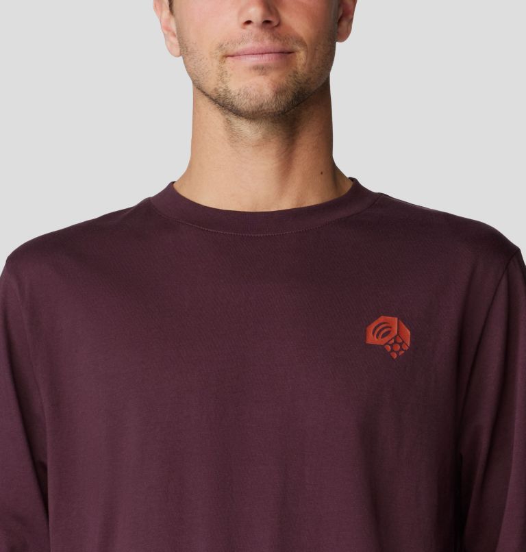 Men's Hardwear Long Sleeve, Color: Blackberry, image 4