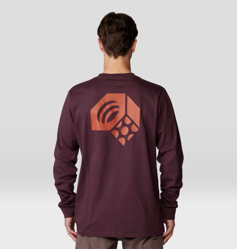 Men's Hardwear Long Sleeve, Color: Blackberry, image 2