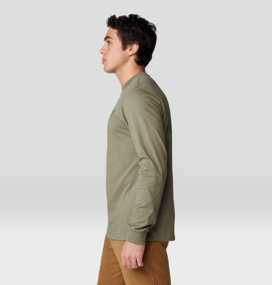 Men's Experiences Long Sleeve, Color: Stone Green, image 7