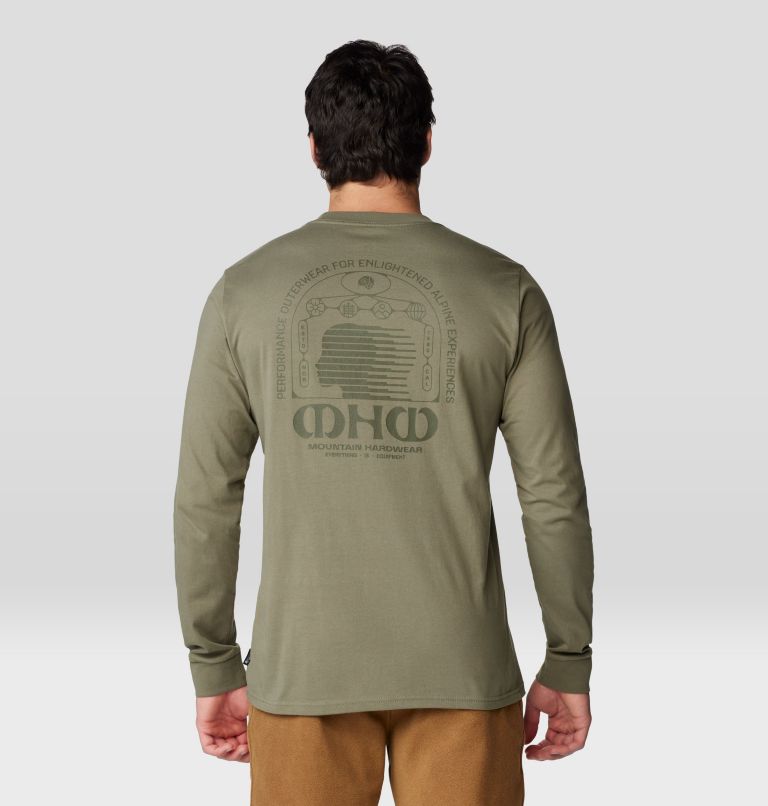 Men's Experiences Long Sleeve, Color: Stone Green, image 2