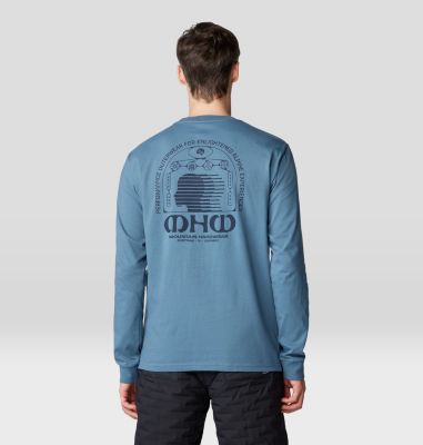 Men's Experiences Long Sleeve, Color: Adriatic Blue, image 14