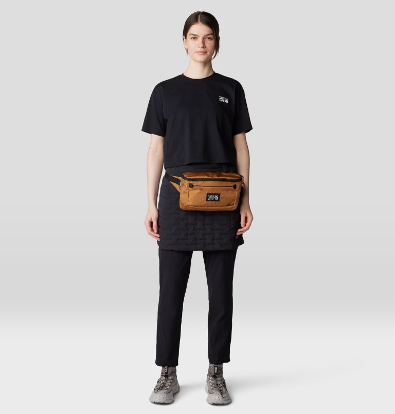 Women's MHW Logo Boxy Crop Short Sleeve, Color: Black, image 7