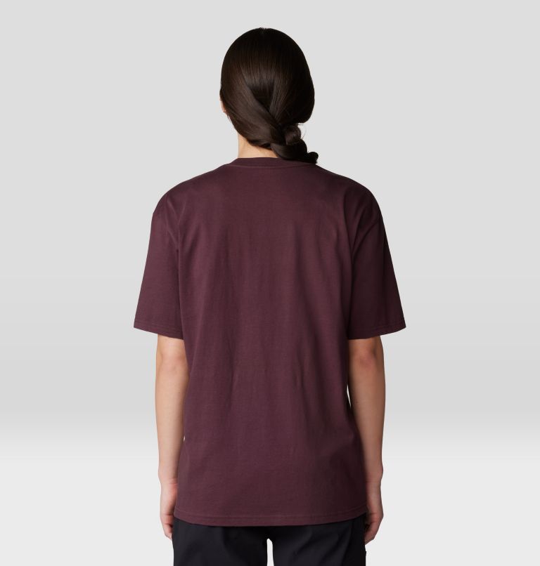 Women's Butterflies Boxy Short Sleeve, Color: Blackberry, image 2