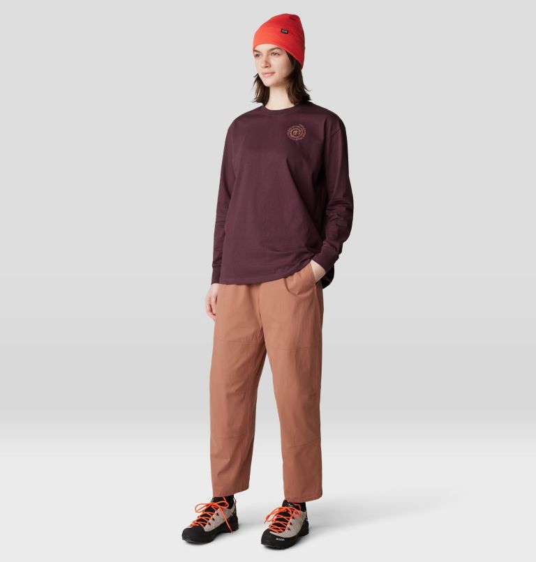 Women's Type Swirl Boxy Long Sleeve, Color: Blackberry, image 9