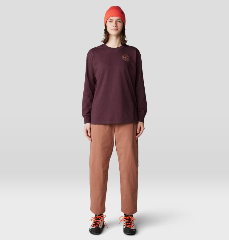 Women's Type Swirl Boxy Long Sleeve, Color: Blackberry, image 10