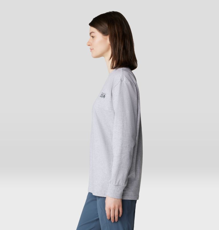 Women's Mt. Whitney Boxy Long Sleeve, Color: Hardwear Grey Heather, image 3