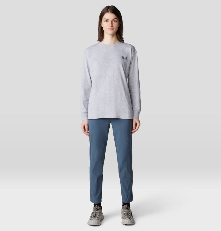 Women's Mt. Whitney Boxy Long Sleeve, Color: Hardwear Grey Heather, image 7