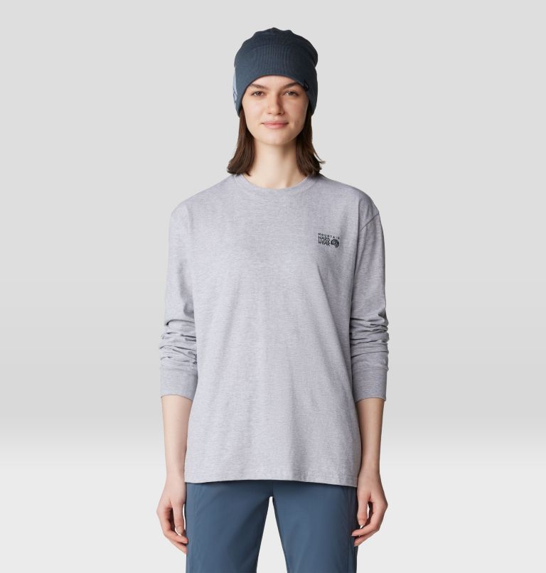 Women's Mt. Whitney Boxy Long Sleeve, Color: Hardwear Grey Heather, image 1
