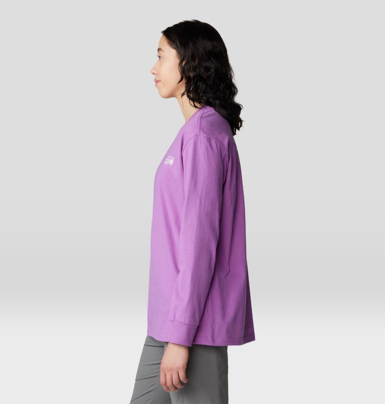 Women's Mt. Whitney Boxy Long Sleeve, Color: Lilac Glow, image 3