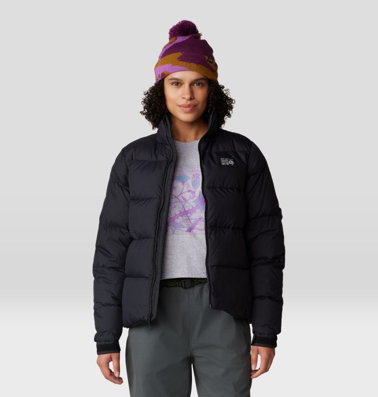 Women's Wild Flowers Boxy Crop Long Sleeve, Color: Hardwear Grey Heather, image 5