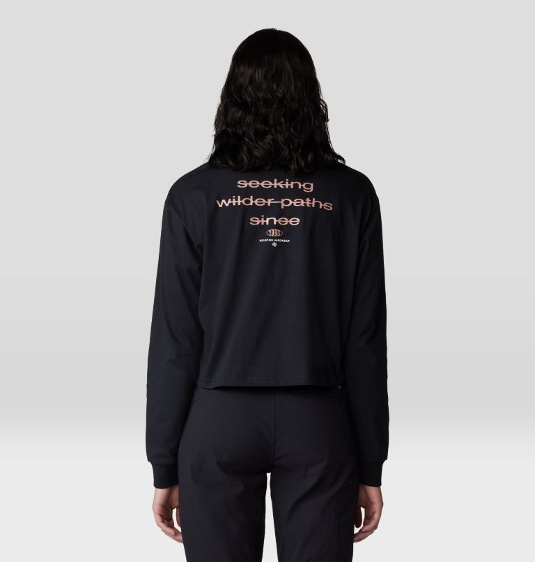 Women's Seek Long Sleeve, Color: Black, image 2