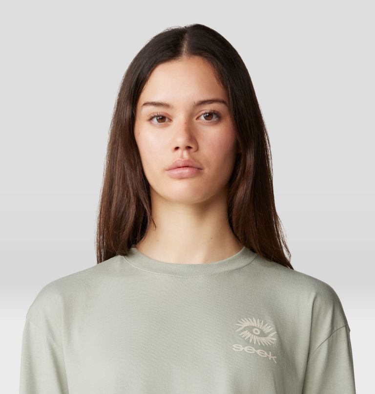 Women's Seek Long Sleeve, Color: White Sage, image 4