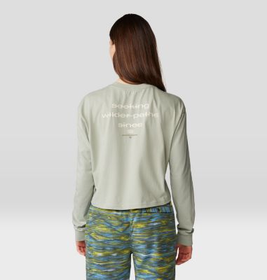 Women's Seek Long Sleeve, Color: White Sage, image 10