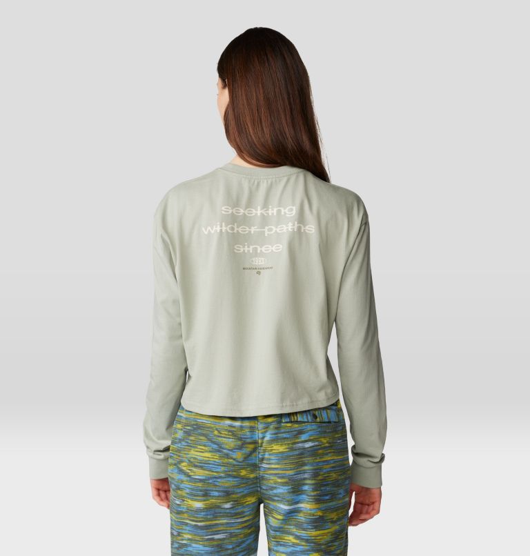 Women's Seek Long Sleeve, Color: White Sage, image 2
