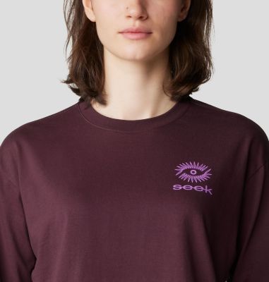 Women's Seek Long Sleeve, Color: Blackberry, image 16