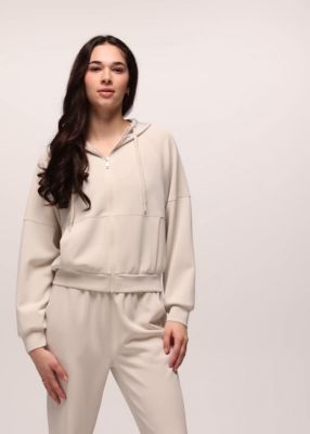 プラナ Prana Shea Crewneck レディース パーカー スウェット Almond Shea Soft Full Zip | Womens Jackets | prAna