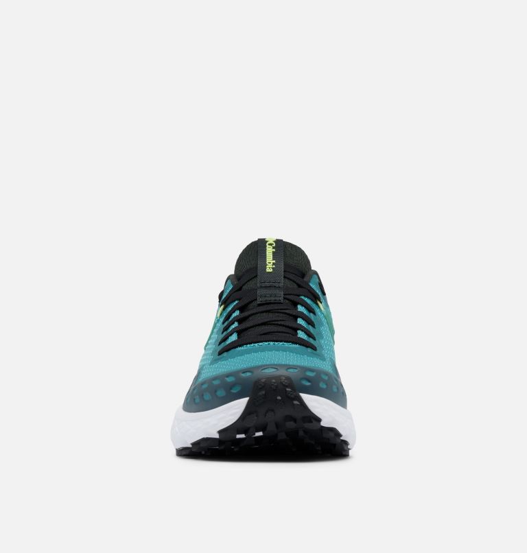 Women's Konos TRS Hiking Shoe, Color: Teal, Spring Yellow, image 8