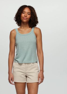 プラナ Prana Cozy Up Scoop Tank レディース シャツ トップス Saltwater Stripe Prana Women's Cozy Up Scoop Tank, Saltwater Stripe at Amazon