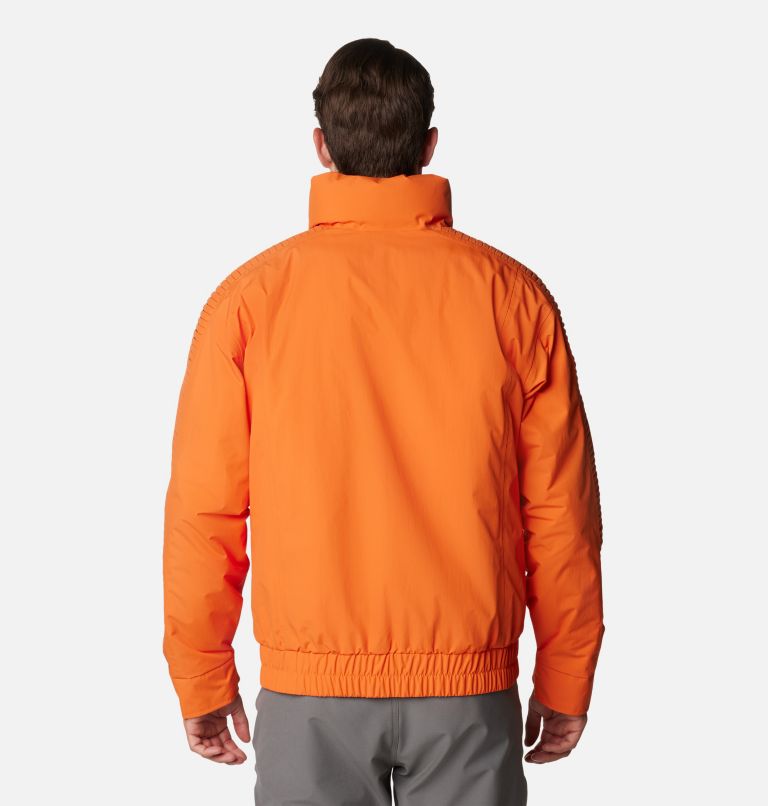 Columbia Titanium Jacket Shell Mens Small Orange Ski Waterproof Omni Tech  Snow 