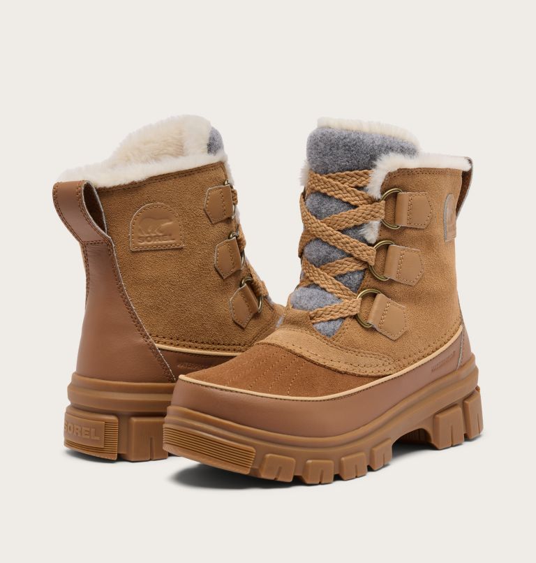 TIVOLI V Women's Waterproof Boot, Color: Tawny Buff, Velvet Tan, image 8