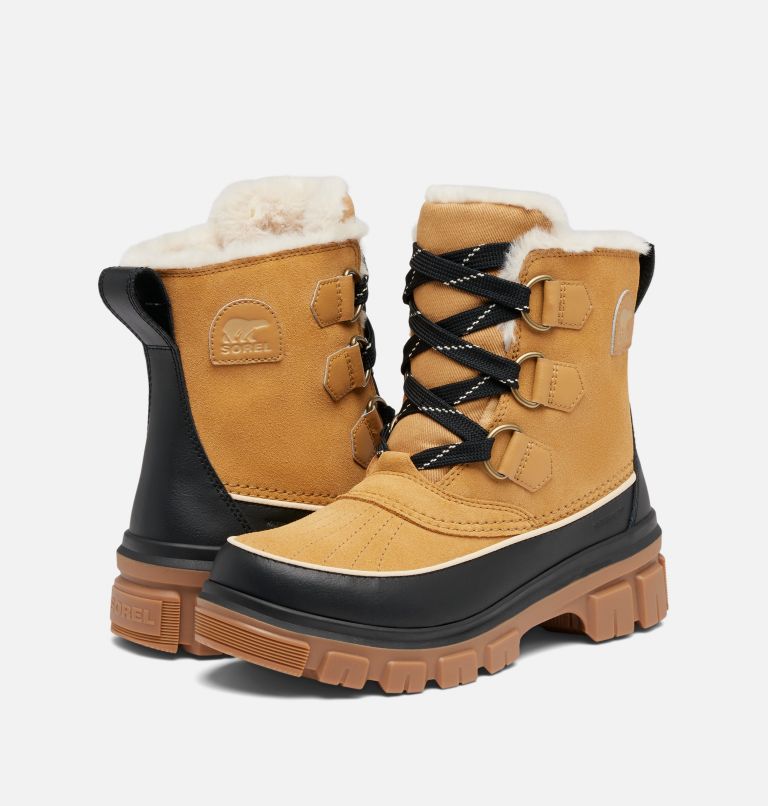 TIVOLI V Women's Waterproof Boot, Color: Curry, Black, image 9