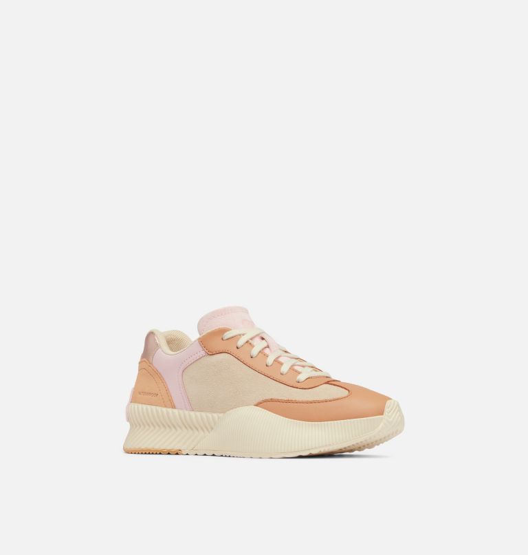 Thumbnail: Sneakers impermeabili ONA BLVD Classic da donna, Color: Honest Beige, Whitened Pink, image 7